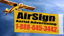 airplane banner